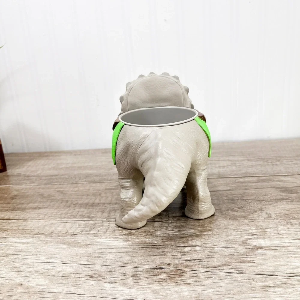 Jurassic World Park Live Tour Triceratops‎ Dinosaur Hard Rubber Bowl Cup
